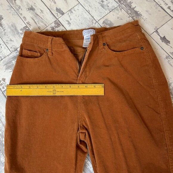 Mud Pie Rust Frayed Ankle Cords - Picture 4 of 6